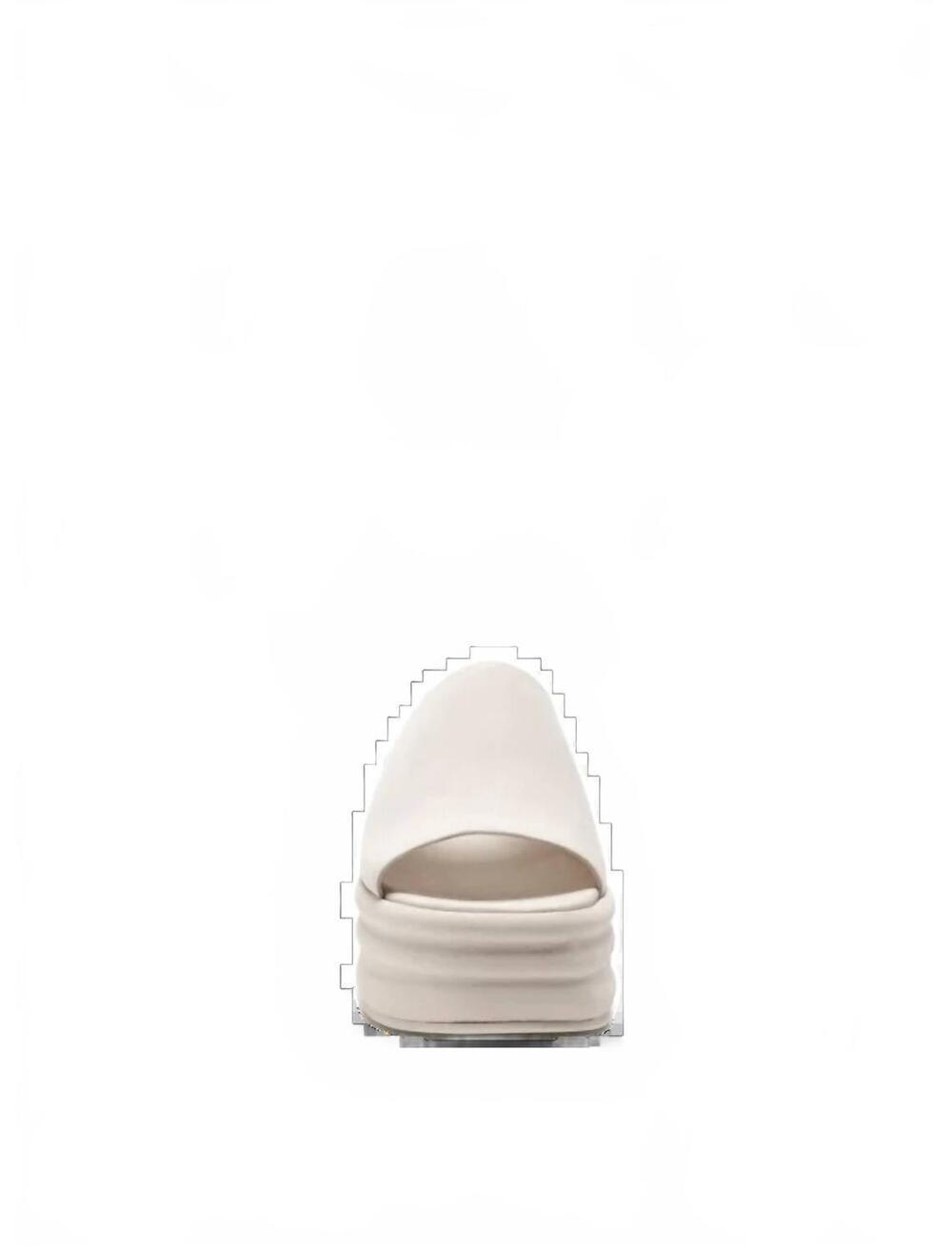 NEW FREE PEOPLE women's harbor platform sandals in vanilla - Picture 6 of 7